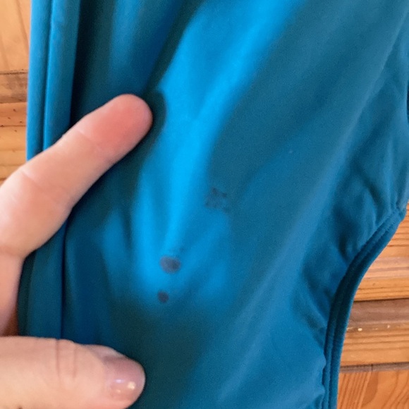 Women Shape FX teal blue one piece swim suit size 16 - NWT - Picture 10 of 13